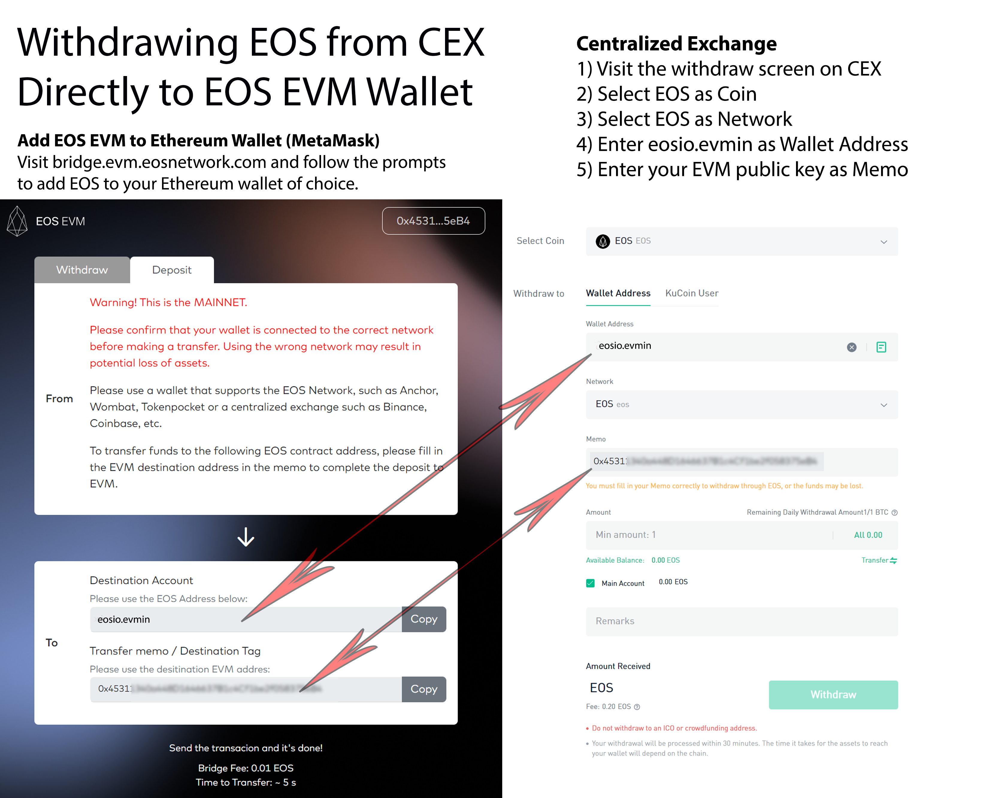 Vaulta EVM Token Flow